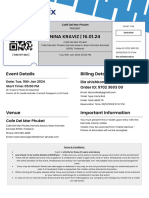 NINA KRAVIZ - 16.01.24: Event Details Billing Details