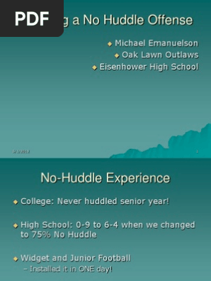 No-Huddle 2