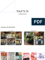 NAZ'S 24: Planning Phase