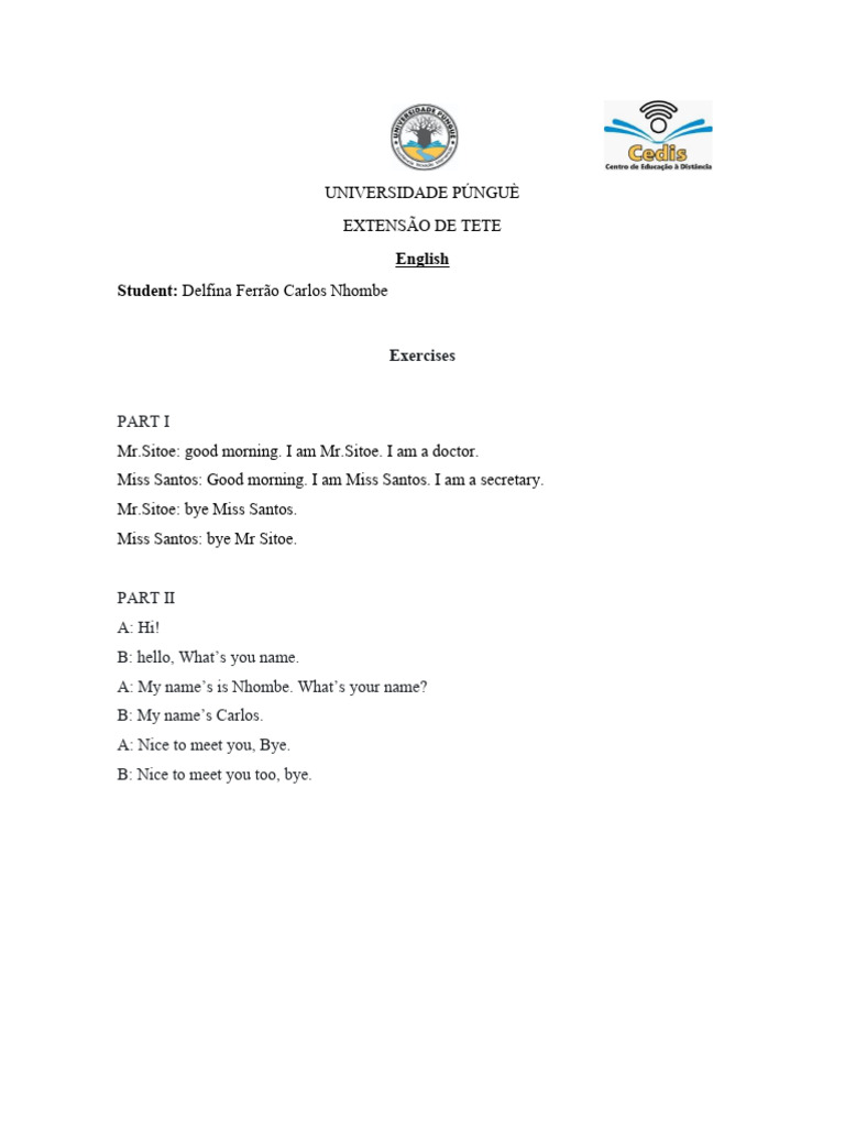 English Dialogues for Beginners | PDF | Language Arts & Discipline
