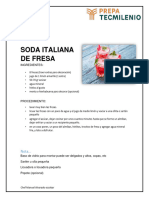 FRAPE Y SODA ITALIANA