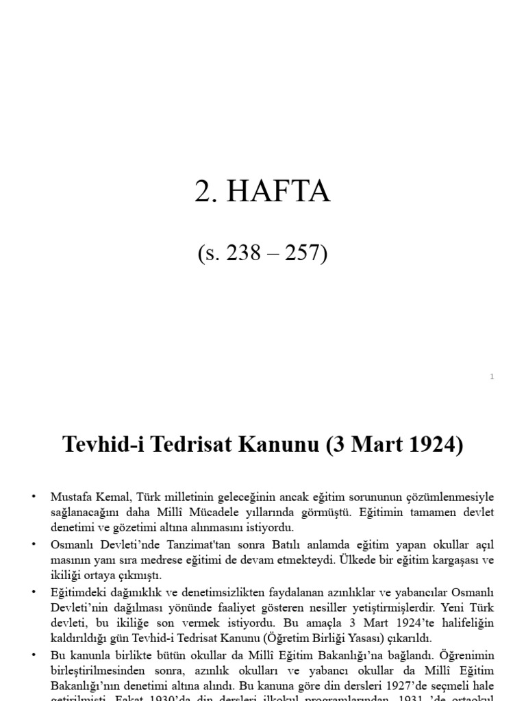 Hafta 2 | PDF