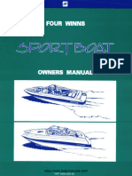 Four Winns Sportboat Owner's Manual