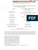 J of Research on Adolesc - 2018 - Lansford - Bidirectional Relations Between Parenting and Behavior Problems From Age 8 to