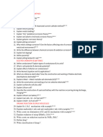 CHEMISTRY IMPORTANT QNS Mid II