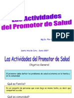 Actividades Del Promotor de Salud