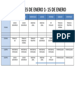 Horario Semanal