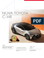 Cenik Nova Toyota CHR