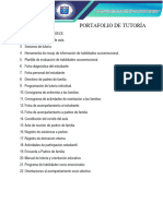 Portafolio de Tutoría