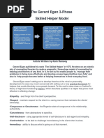 Carkhuff's Help Model Overview | PDF | Nonverbal Communication | Psychology