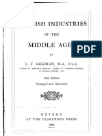 English Industries of The Middle Ages