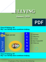 BULLYING (Lesson Plan Slides)