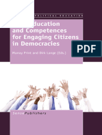 Civic Education and Competences For Engaging Citizens in Democracies 978 94 6209 172 6
