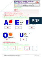 Iii-1g-Inglés - Las Vocales - Ficha