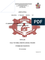 Cuadernillo #1 2°d Primer Trimestre 2021