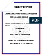 Lorawan Gateway Project Report