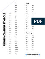 Pronunciation Symbols 