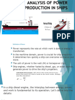 Analysis of Power Production in Ships