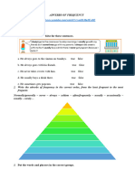 Adverbs of Frequency - Grupal - Primero Bachillerato - 2021-2022
