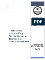 Módulo Trayecto Adpatación y Nivelación a La Vida Univesritaria