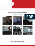 Triton - Platon - Cavity - Drain - Membrane - Installation - Guide