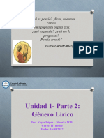 Introduccion Genero Lirico Ii Medio 16 de Mayo