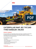Caterpillar 966F JEC TH7000 Tyre Handler - WL003