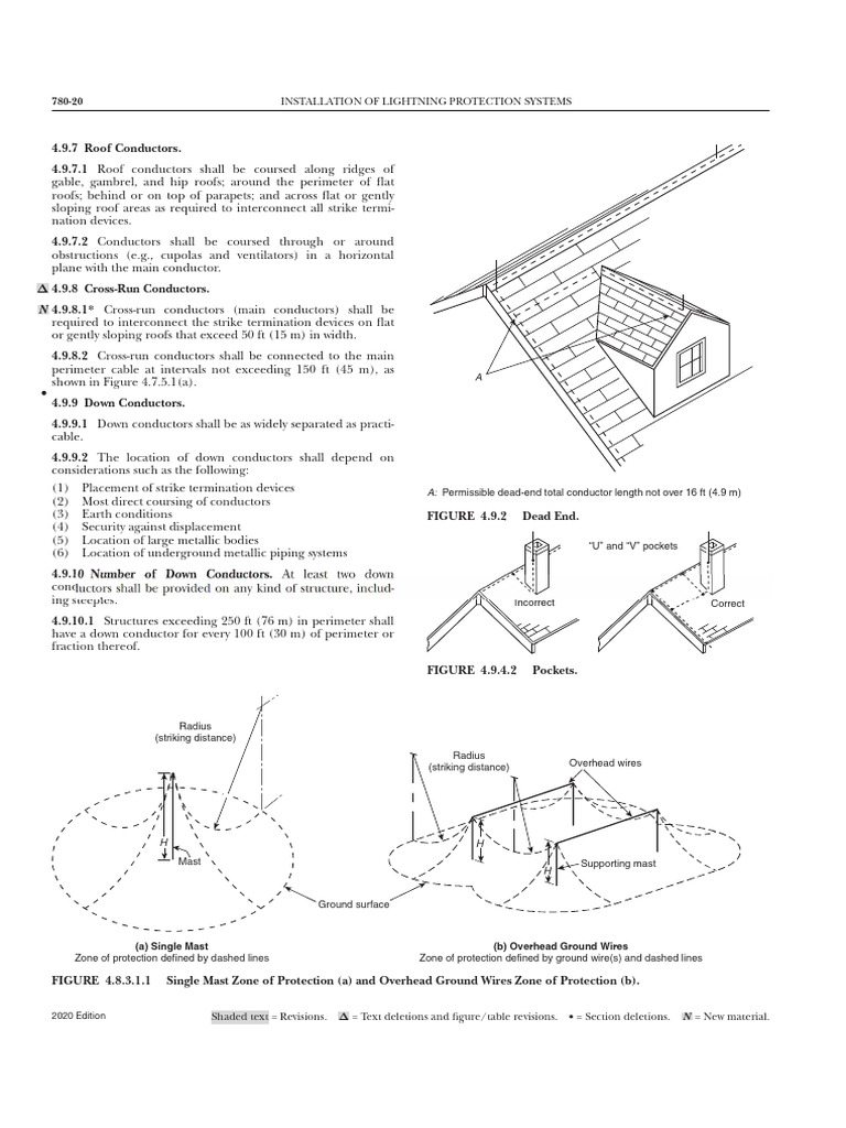 Down Conductors in Lightning Protection Systems | PDF | Electrical ...