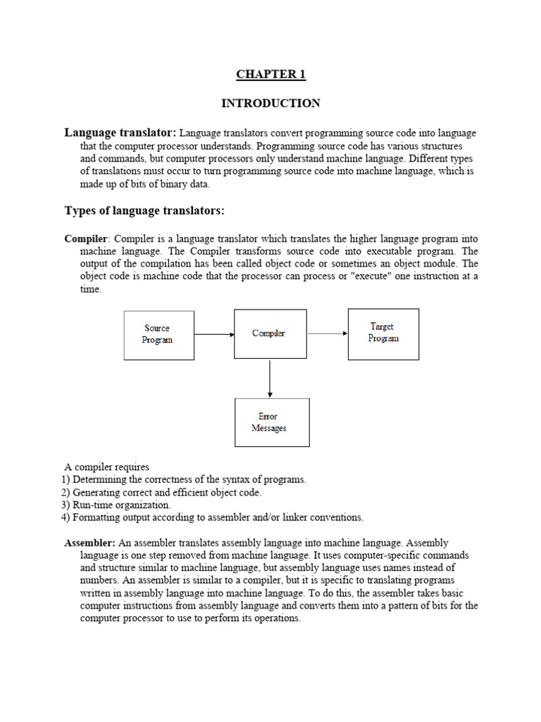 Understanding Language Translators | PDF | Compiler | Parsing