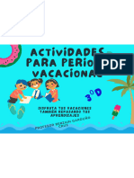 Actividades en Casa Vacaciones 3°d