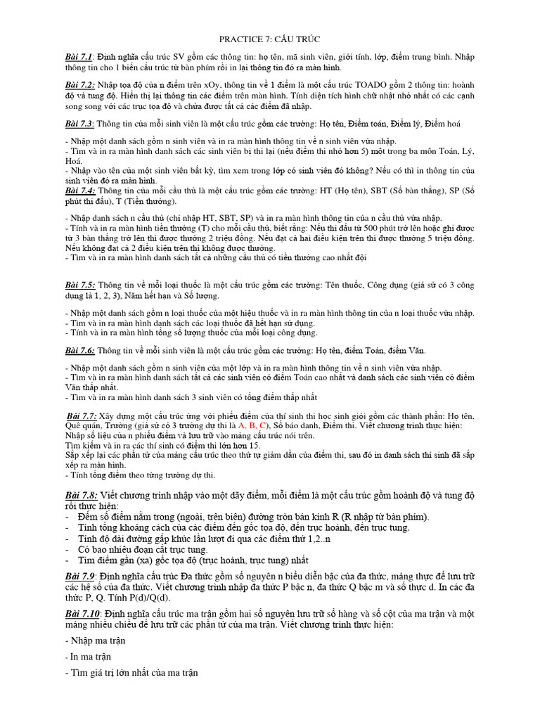 Practice 7 | PDF