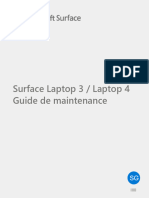 Surface Laptop 3 and 4 Guide de Maintenance