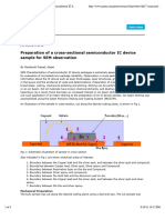 Gatan, Inc. Preparation of a Cross-sectional Semiconductor IC Device Sample for SEM Observation