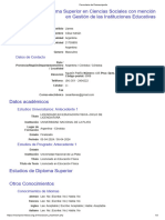 Formulario de Preinscripción