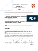 Physics Year 9 Mid-Term