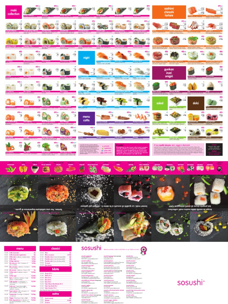 Menu Sosushi | PDF