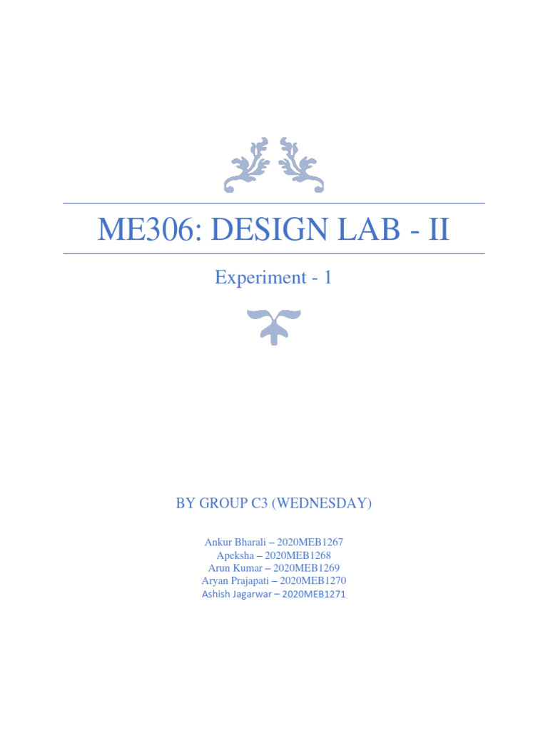 ME306 Lab 1 PDF Data Acquisition Frequency