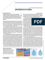 The Flow From Simulation To Reality: Comment