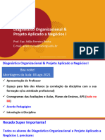 Aula 1 - Diagnóstico Organizacional & Projeto Aplicado I