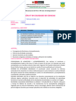 INFORME REUNIÓN COLEGIADA N° 9