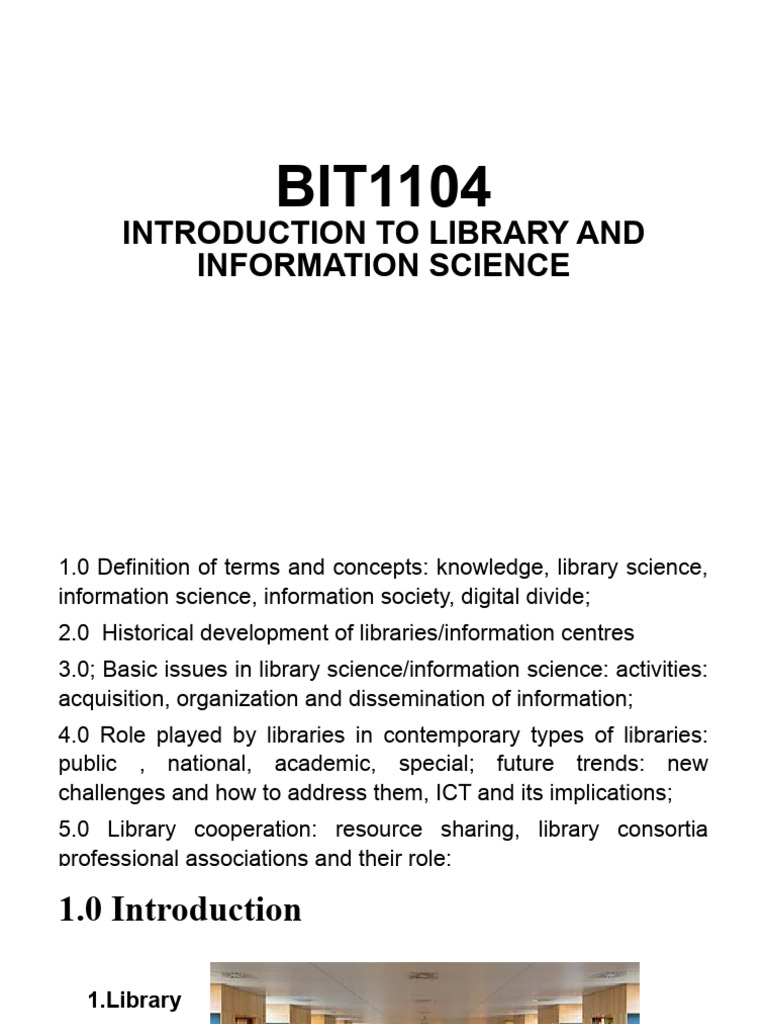 Overview of Library and Information Science | PDF | Libraries | Tacit ...