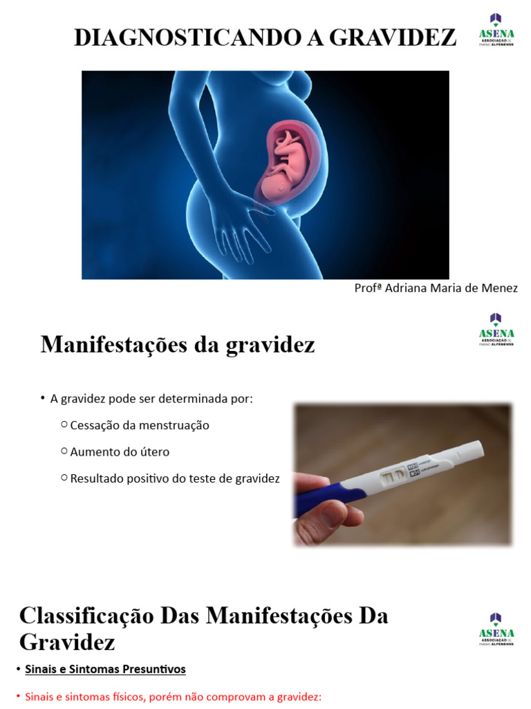 Diagnóstico e Cuidados na Gravidez | PDF | Gravidez | Especialidades ...