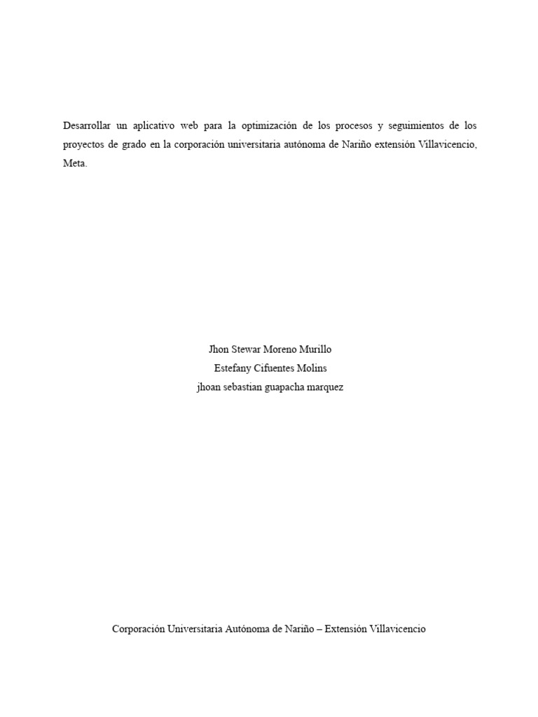 Proyecto jhon murilllo aunar pdf script java html