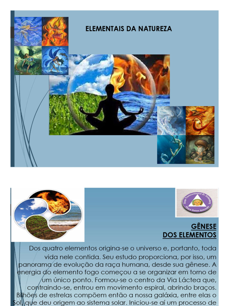Elementos e Alquimia na Vida Humana | PDF | Água | Terra