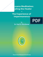 Dr. Paul R. Fleischman - Vipassana Meditation - Healing The Healer and The Experience of Impermanence-Vipassana Research Institute (2023)