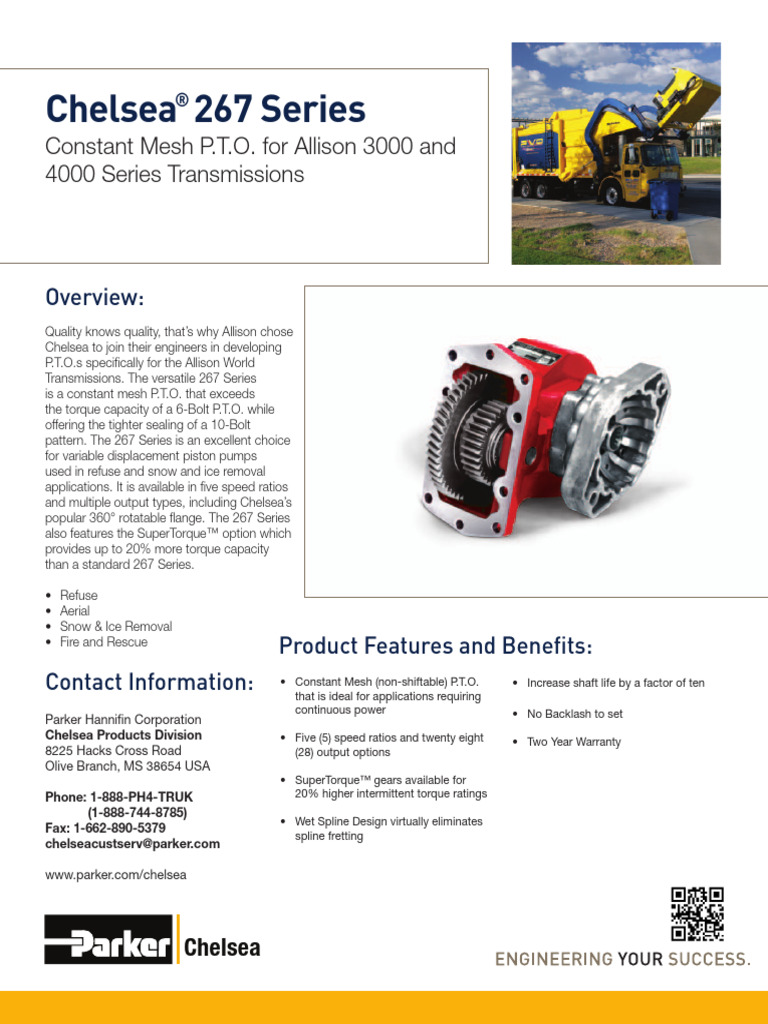 267Series chelsea | PDF | Horsepower | Manual Transmission