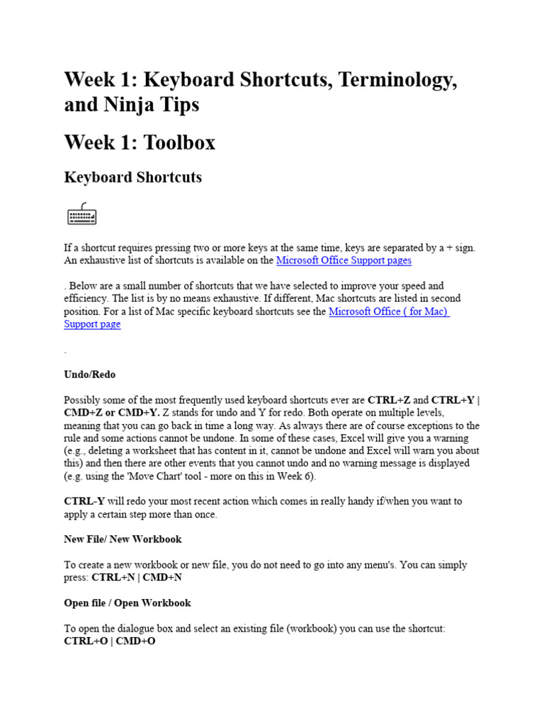 Excel Note | PDF | Microsoft Excel | Spreadsheet