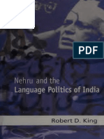 Robert Desmond King, Nehru and The Language Politics of India