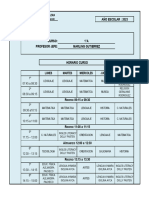 Horarios Primer Ciclo Word