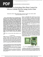 A Review On Switching Slew Rate Control For Silicon Carbide Devices Using Active Gate Drivers